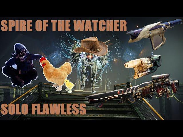 Solo Flawless Spire of The Watcher - Prismatic Hunter - Destiny 2 Echoes