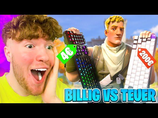 SCHLECHTESTE vs. BESTE TASTATUR in FORTNITE!  *KRASSES ERGEBNIS* Chapter 4