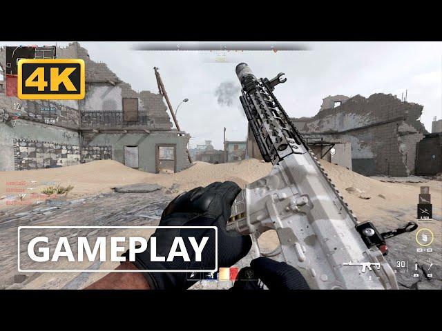 Call of Duty Modern Warfare 2 Multiplayer Gameplay 4K [M4 Snowdrift Camo]