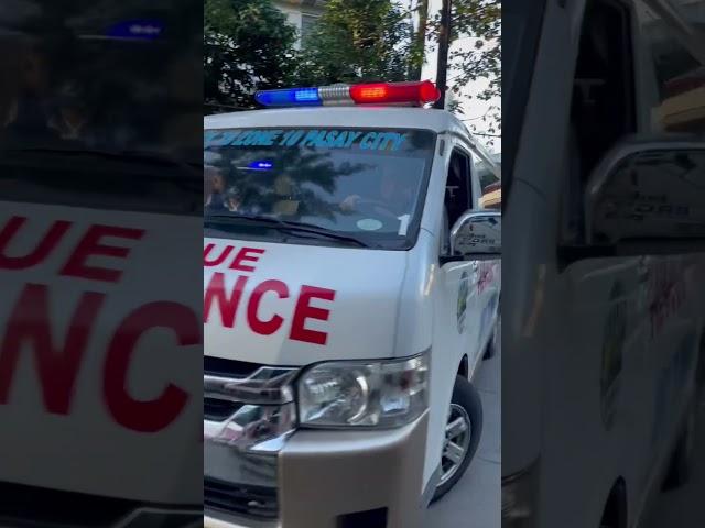 76 Ambulance 1 - Responding to a 10-52 at Madrigal, Roxas Blvd, Service Road, Pasay City.