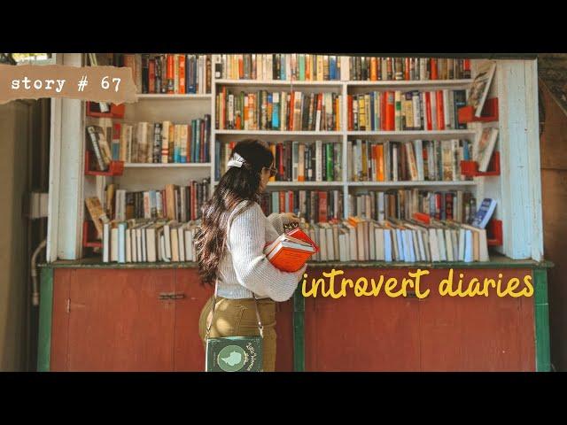 INTROVERT DIARIES A Bookish, Artsy and Cozy Hobbies Vlog | Knitting | Watercoloring | Book Nook