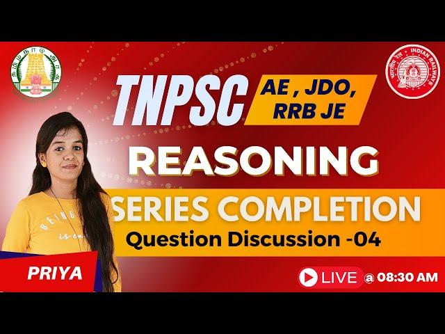 REASONING | SERIES COMPLETION | QUESTION DISCUSSION-04 | IN TAMIL | KTA