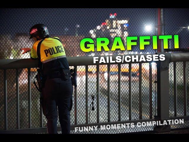 GRAFFITI FAIL COMPILATION (2023) | Epic Chases, Funny moments (Graffiti Chases Compilation)