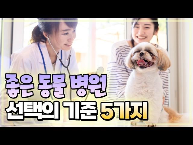 어떤 동물병원이 좋은 병원 일까요?