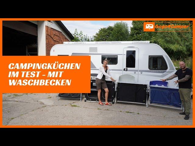 Mobile Campingküche / Camping-Küchenschrank für das Vorzelt im Test [Camp4, Outwell, Brunner, Kampa]