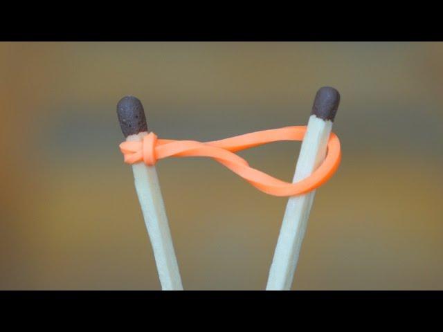 How to Light a Match with a Rubber band