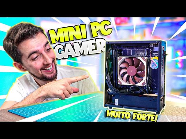 Como MONTAR UM PC GAMER MINI ITX super PODEROSO! (Benchmark e teste de temperatura)