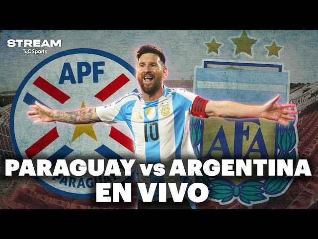 EN VIVO  PARAGUAY vs ARGENTINA | Eliminatorias Sudamericanas | Vivilo en TyC Sports