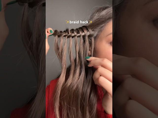 Braid hack#goesviral #trendingshorts #shorts #hair #hairstyle #ashortaday #trending #ytshorts #yt