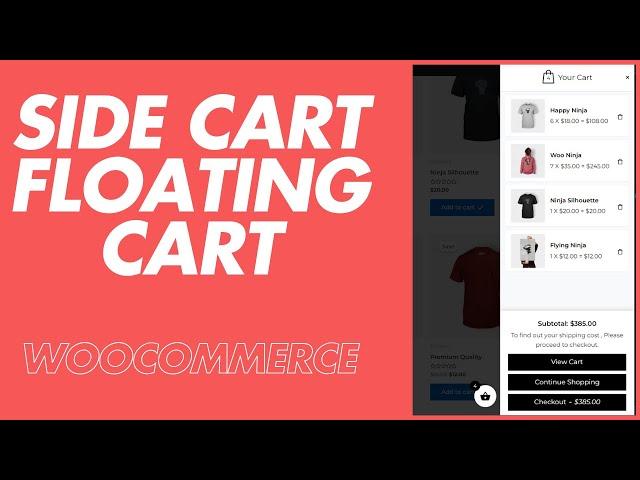 WooCommerce Side Cart Tutorial: Real-Time Cart Icon for Better UX