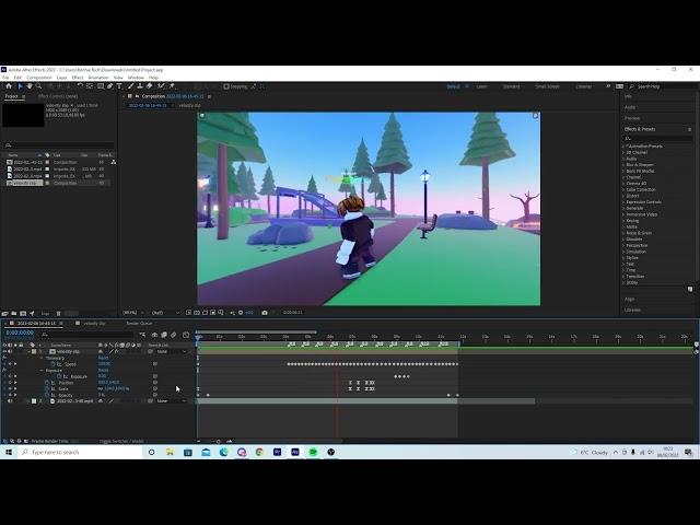 First After Effects roblox edit