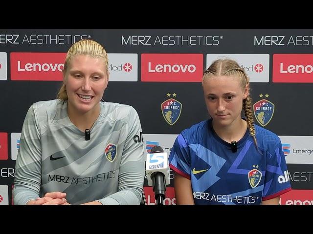 Post-Game Press Conference | Casey Murphy & Olivia Wingate | July 7, 2024