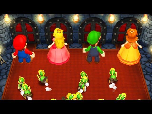 Mario Party 9 - Minigames - Mario vs Peach vs Luigi vs Daisy (Very Hard CPU)