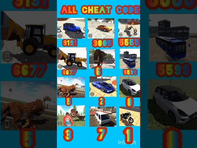 Indian Bike Driving 3D  Monster + Omni Van + Swift Car Cheat Code | #shorts