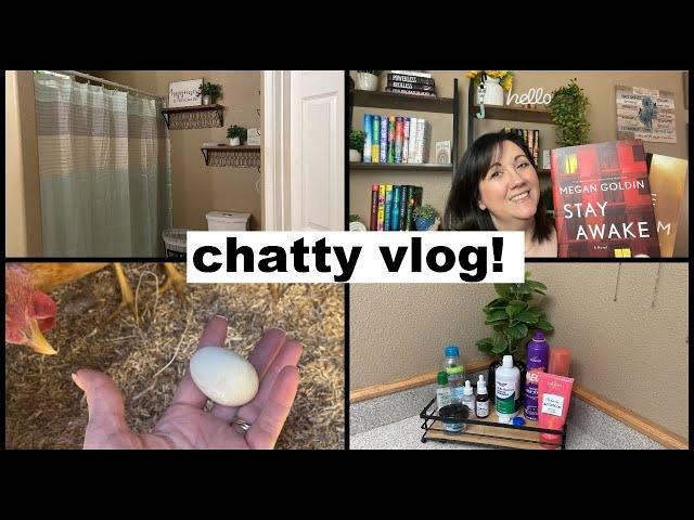 CHATTY WEEKEND VLOG! Bathroom Refresh | Book Haul | Channel Updates