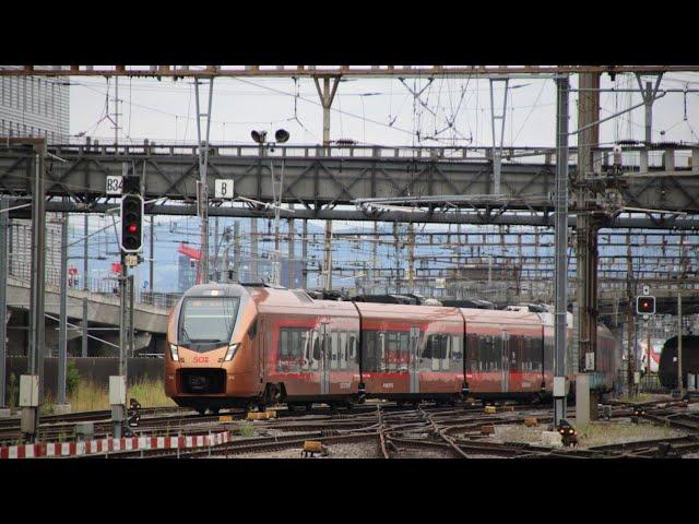 Züge in Basel SBB 4K