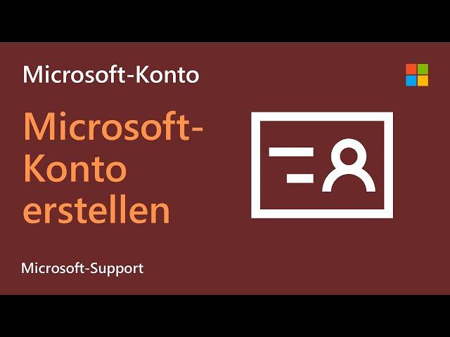 So erstellst du ein neues Microsoft-Konto| Microsoft