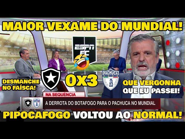 PASCOAL ESCULACHOU! "QUE VERGONHA QUE O BOTAFOGO ME FEZ PASSAR" VEXAME NO MUNDIAL!