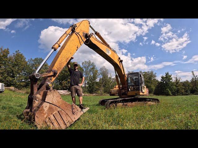 Buying and fixing the cheapest big excavator I could find