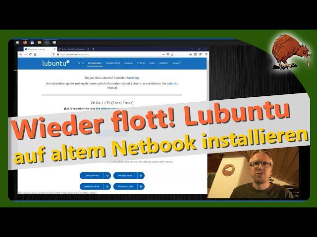 Altes Netbook mit Linux flottmachen – Lubuntu installieren