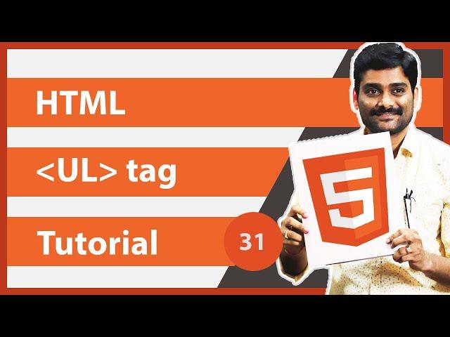 HTML ul Tag | Unordered Lists - HTML Tutorial 31 