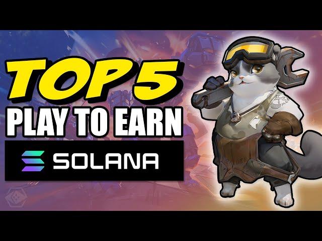 Top 5 Crypto Games On Solana Right Now!