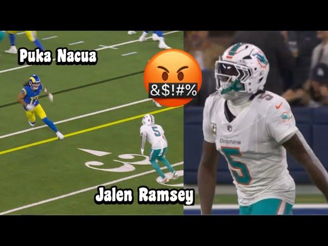 Puka Nacua & Cooper Kupp Vs Jalen Ramsey  (WR Vs CB) Rams Vs Dolphins