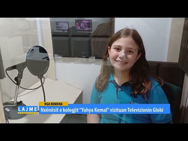 Nxënësit e kolegjit “Yahya Kemal” vizituan Televizionin Globi