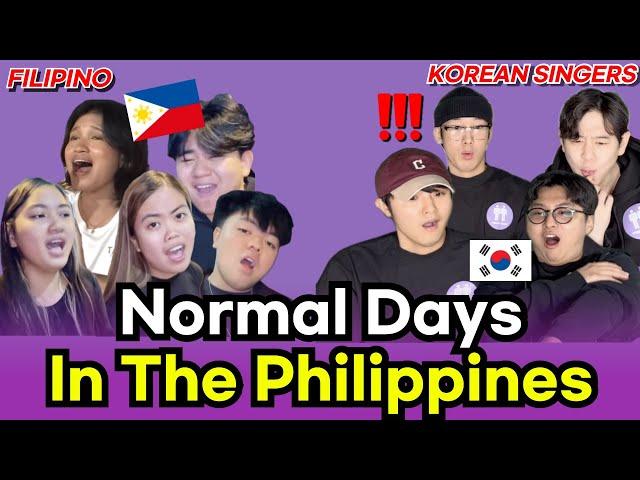Korean Singers Surprised to See Ordinary People in the Philippines