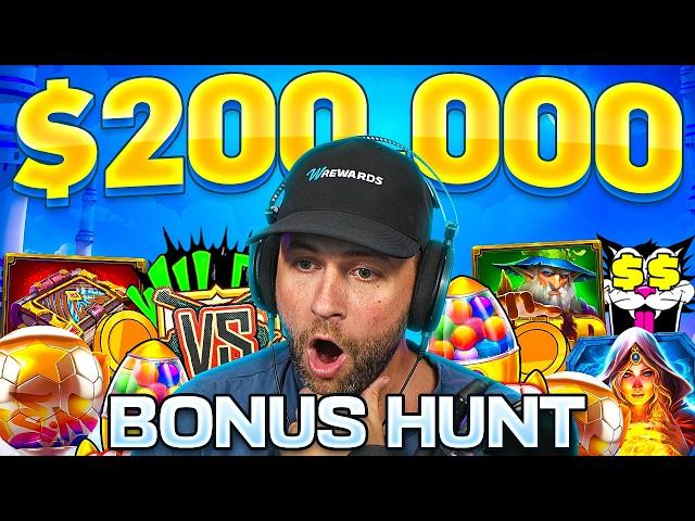 We opened 21 BONUSES in this $200,000 BONUS HUNT & got CRAZY HITS!! (Bonus Buys)