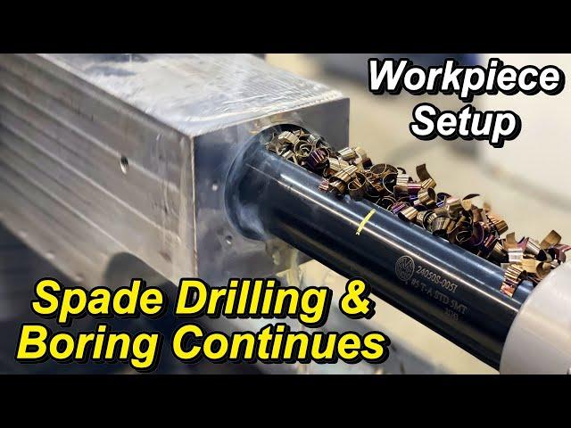 Lathe Drilling Job Continues: Setup, Indicating, Drilling & Boring