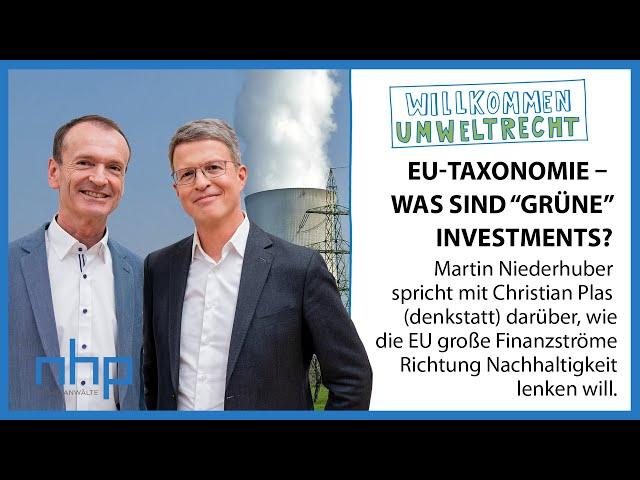 EU-Taxonomie – was sind „grüne“ Investments? I NHP Rechtsanwälte