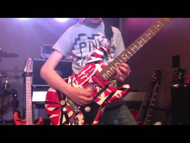 Aidan Fisher - "Don't Stop Believin" guitar solo cover