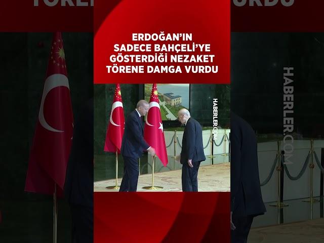 Erdoğan'ın Sadece Bahçeli'ye Yaptığı Nezaket Dikkat Çekti