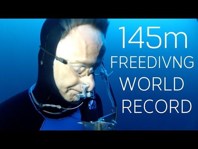 William Winram 145m Freediving World Record (VWT)