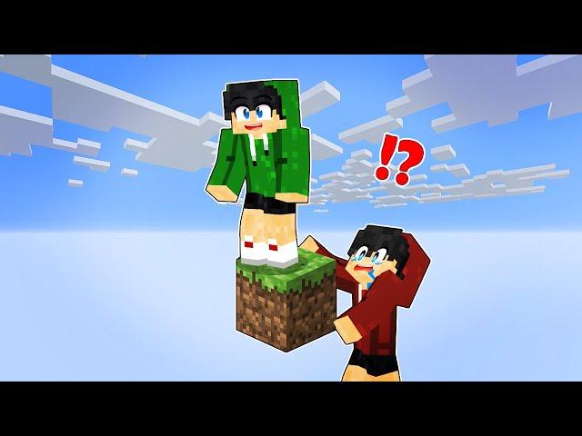 Minecraft, But Esoni Can Only get One Block Ep1 (Tagalog)