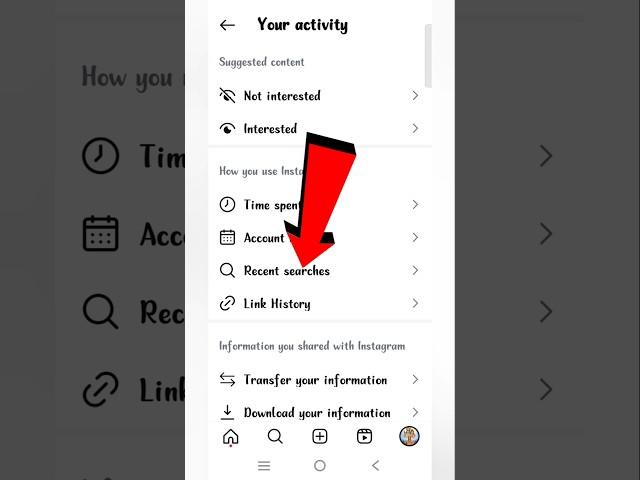 Clear Search History On Instagram | Delete Search History On Instagram | #sorts #viral #tech