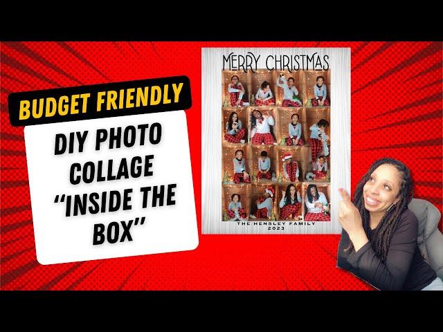 Creative DIY Photo Collage Inside a Cardboard Box | Easy Family Photo Tutorial  - Part 1