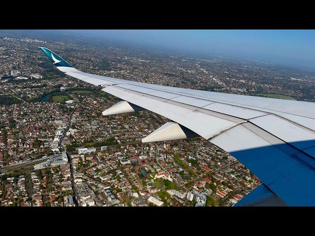 [4K] – Full Flight – Cathay Pacific – Airbus A350-941 – SYD-HKG – B-LRU – CX110 – IFS 944