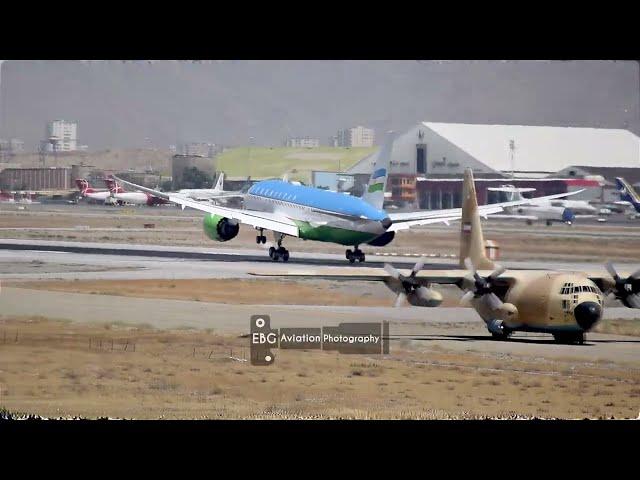 The first landing of Dreamliner at Mehrabad Airport