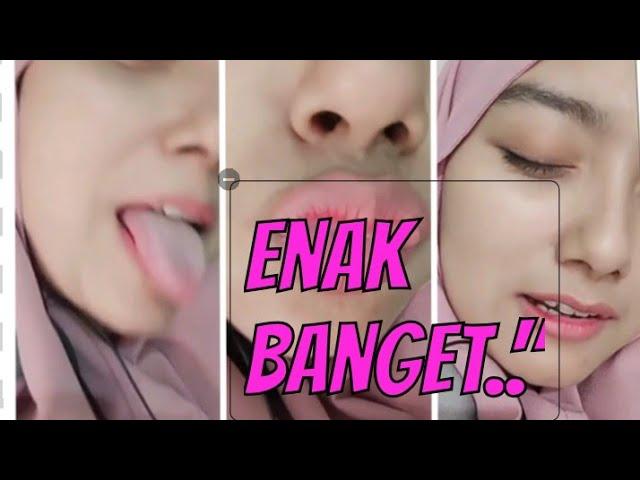 cewek jilbab sange main lidah