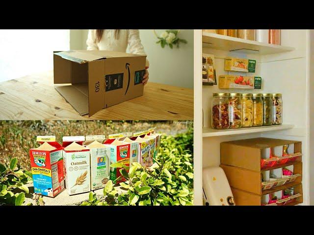 Making a small pantry twice as wide with recyclable items | When no words can comfort you