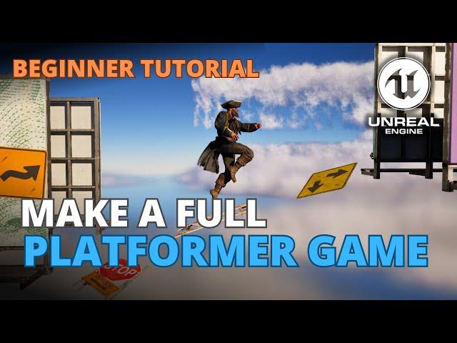 How to Make a Side-Scroller Platformer Game in Unreal Engine 5 - Full Beginner Course