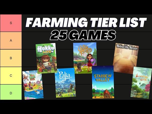 Farming Tier List | Rating 25 farming games across all platforms!