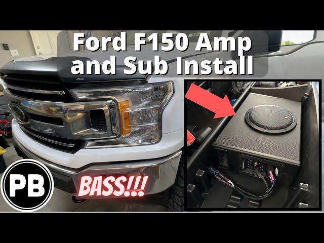 2015 - 2020 Ford F150 EASY Amp and Sub Install!
