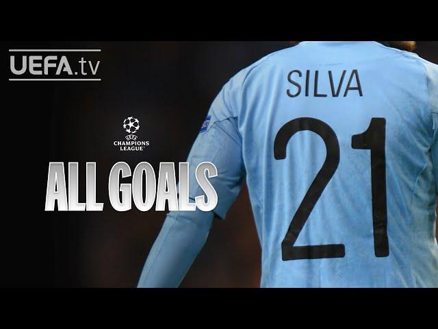 All #UCL Goals: DAVID SILVA