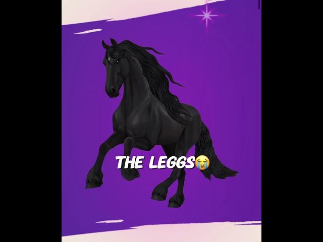 I can’t with the new friesians ||SSO breeds I hate and Love|| #sso #horses #breeds #equestrian ￼￼