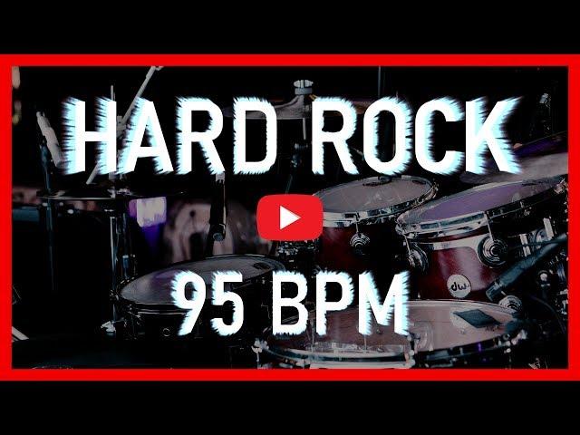 Hard Rock Drum Track 95 BPM [HD]