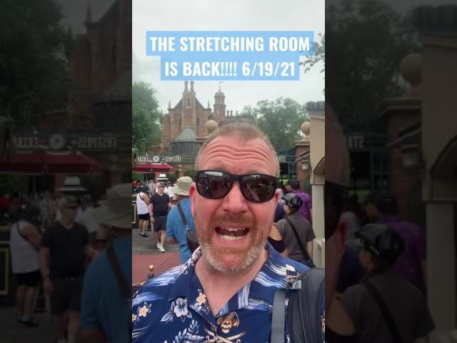 HAUNTED MANSION STRETCHING ROOM RETURNS TODAY!!