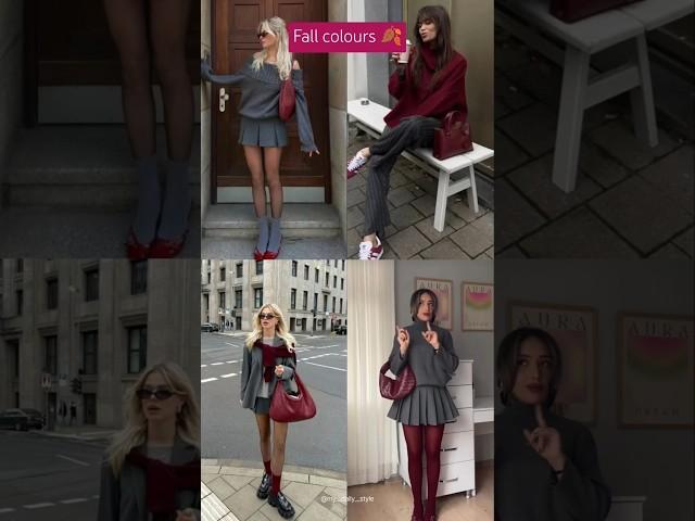 Burgundy  #falllook #ootd #outfitinspo  #outfitideas #styleinspo #shorts #wearingvsstyling #autumn